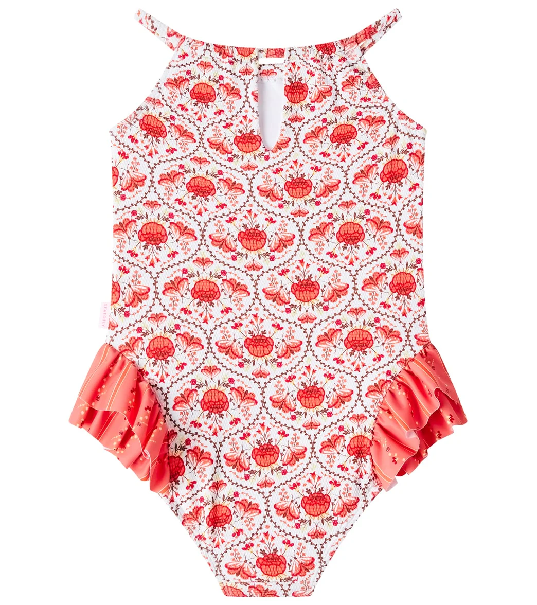 Seafolly Girls' Prague Halter Neck One Piece Swimsuit (Baby, Toddler, Little Kid) - Image 2