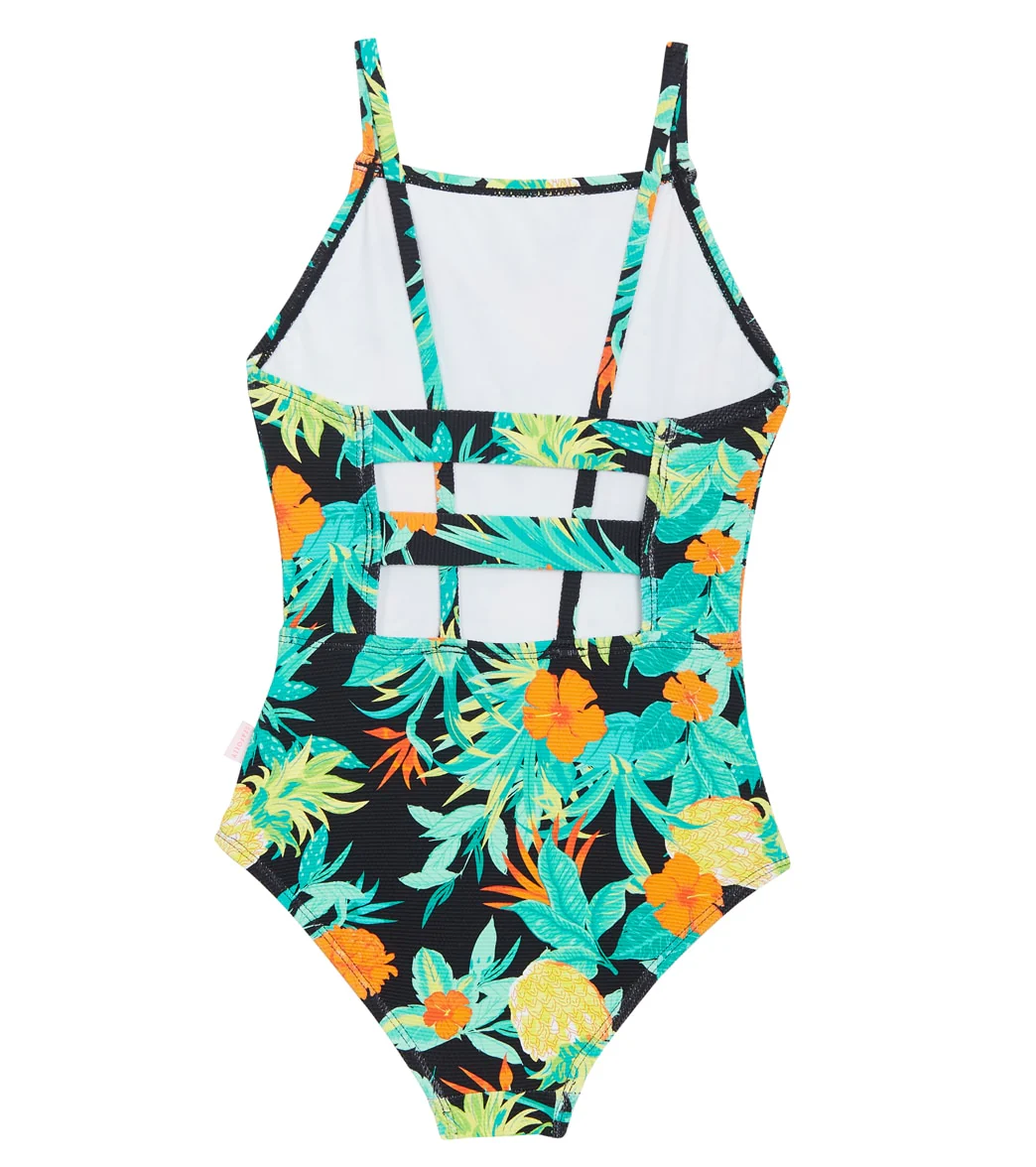 Seafolly Girls' Tropical Nights One Piece Swimsuit (Big Kid) - Image 2