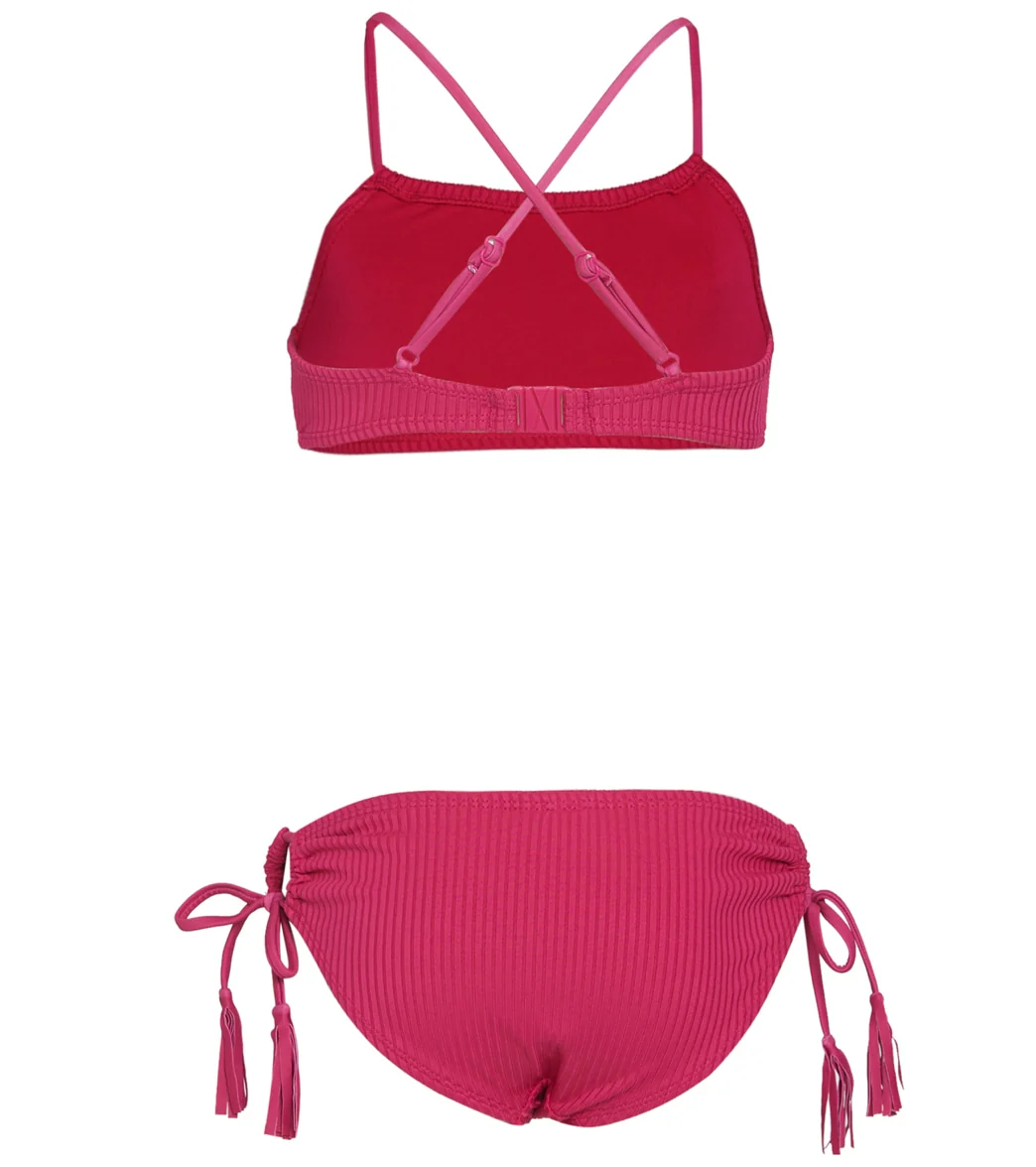 Seafolly Summer Essentials Two Piece Bikini Set (Big Kid) - Image 2