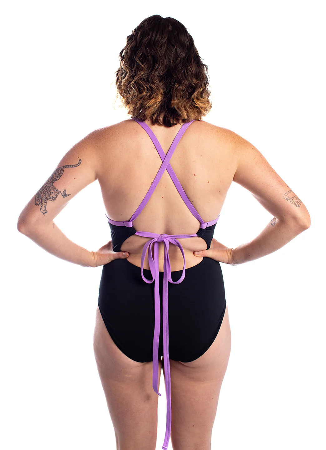 See Her Swim Women's The Breaststroke Triangle Top One Piece Swimsuit - Image 16