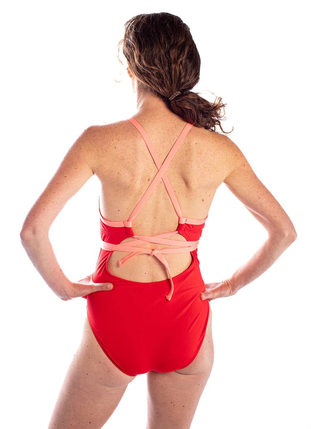 See Her Swim Women's The Breaststroke Triangle Top One Piece Swimsuit - Image 7