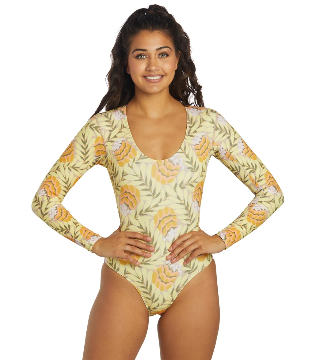 Seea Women's Harper Long Sleeve One Piece Swimsuit