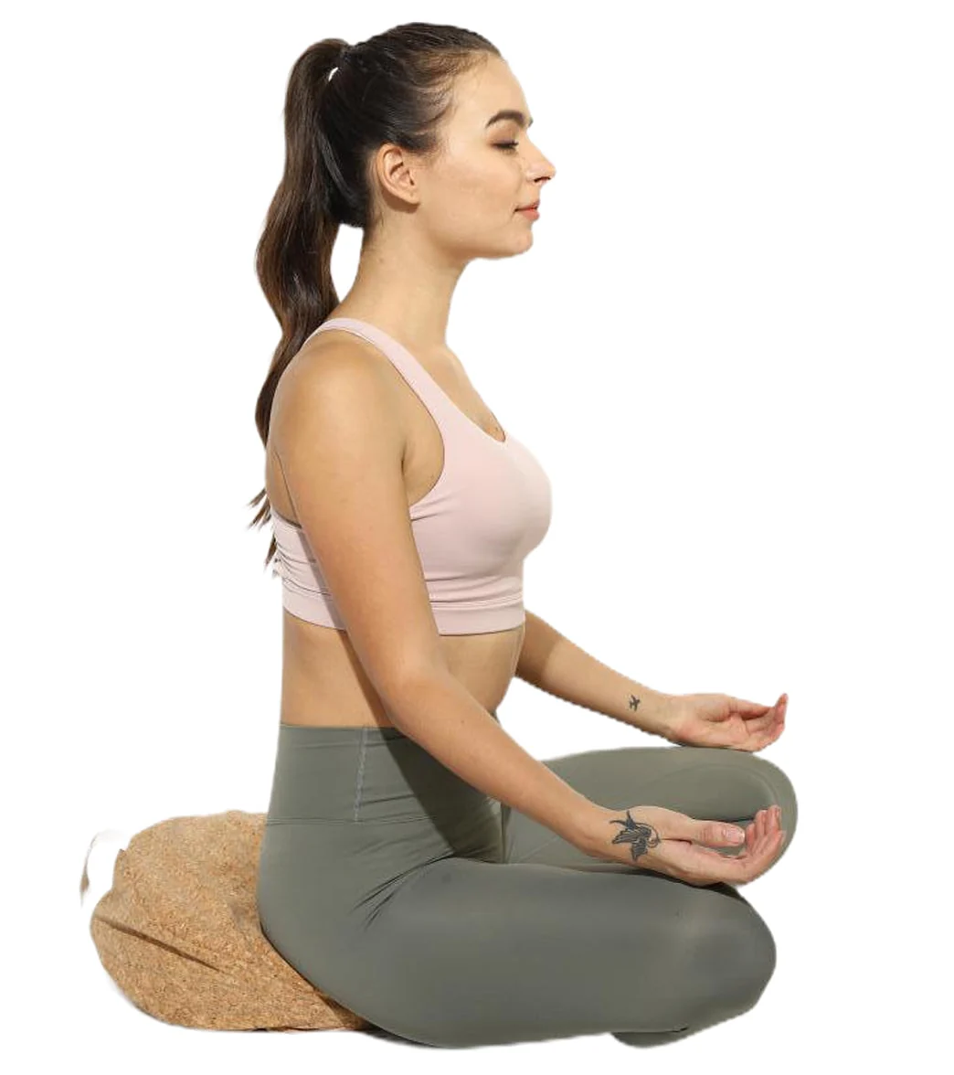 Shakti Warrior Cork Zen Meditation Cushion - Image 2