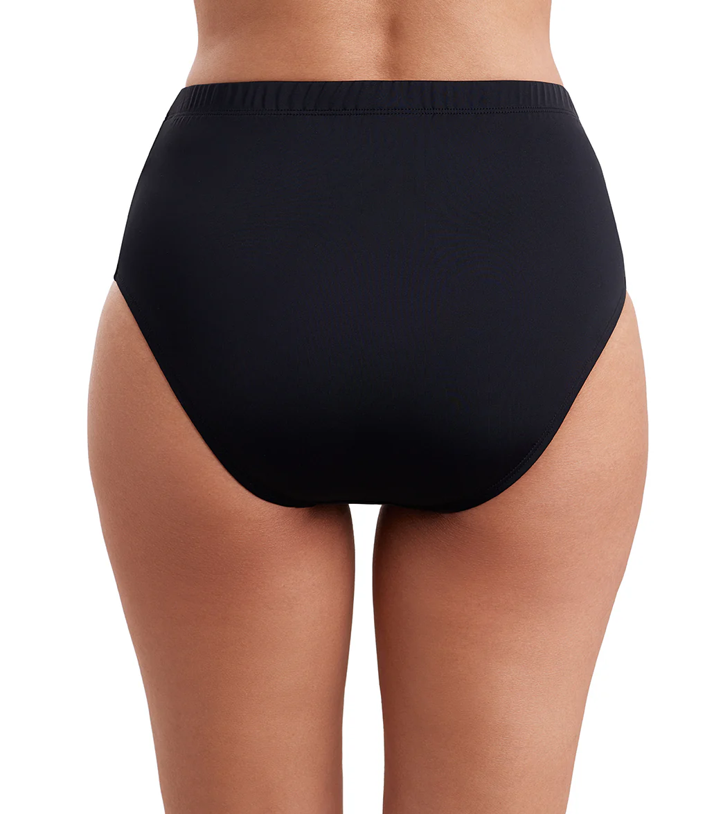 Shape Solver By Penbrooke Women's Divine Solids Bottoms Basic Bikini Bottom - Image 8