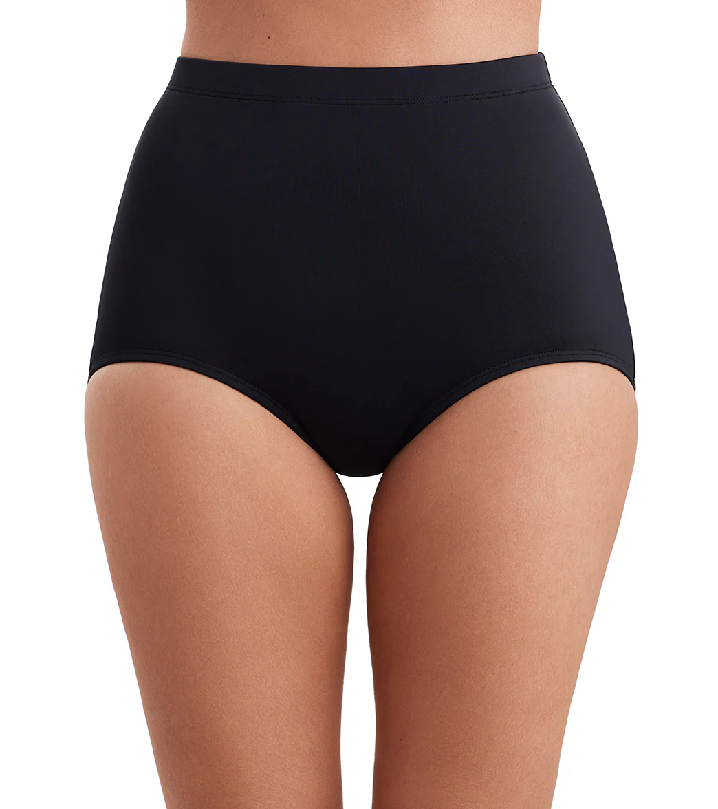 Shape Solver By Penbrooke Women's Divine Solids Bottoms Girl Leg Bikini Bottom - Image 10