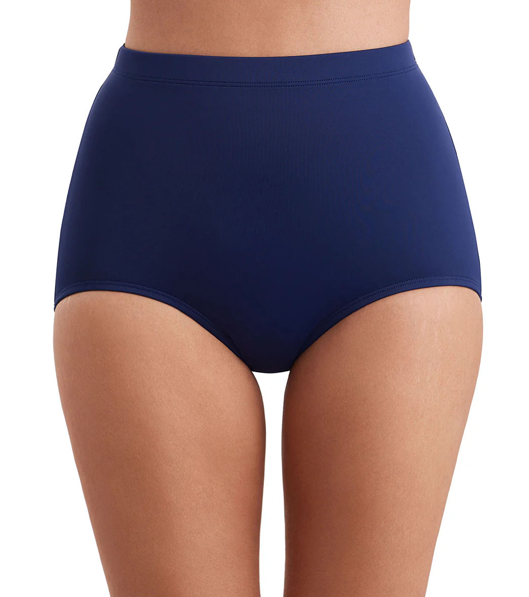 Shape Solver By Penbrooke Women's Divine Solids Bottoms Girl Leg Bikini Bottom - Image 11