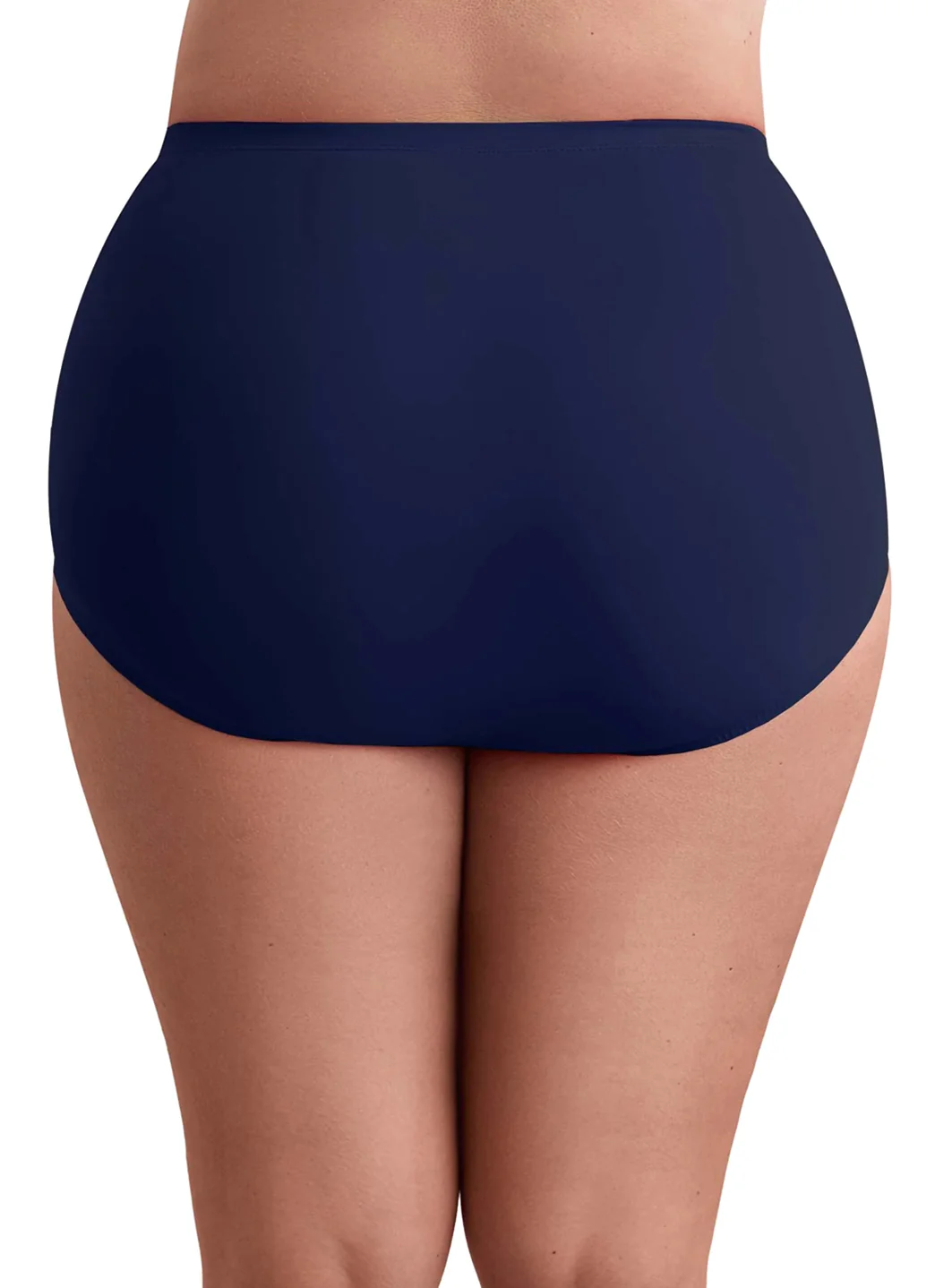 Shape Solver By Penbrooke Women's Plus Size Divine Solids Bottoms Basic Bikini Bottom - Image 10