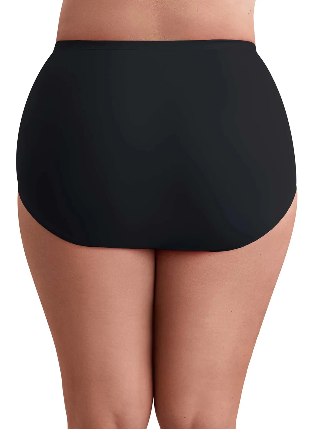 Shape Solver By Penbrooke Women's Plus Size Divine Solids Bottoms Basic Bikini Bottom - Image 5