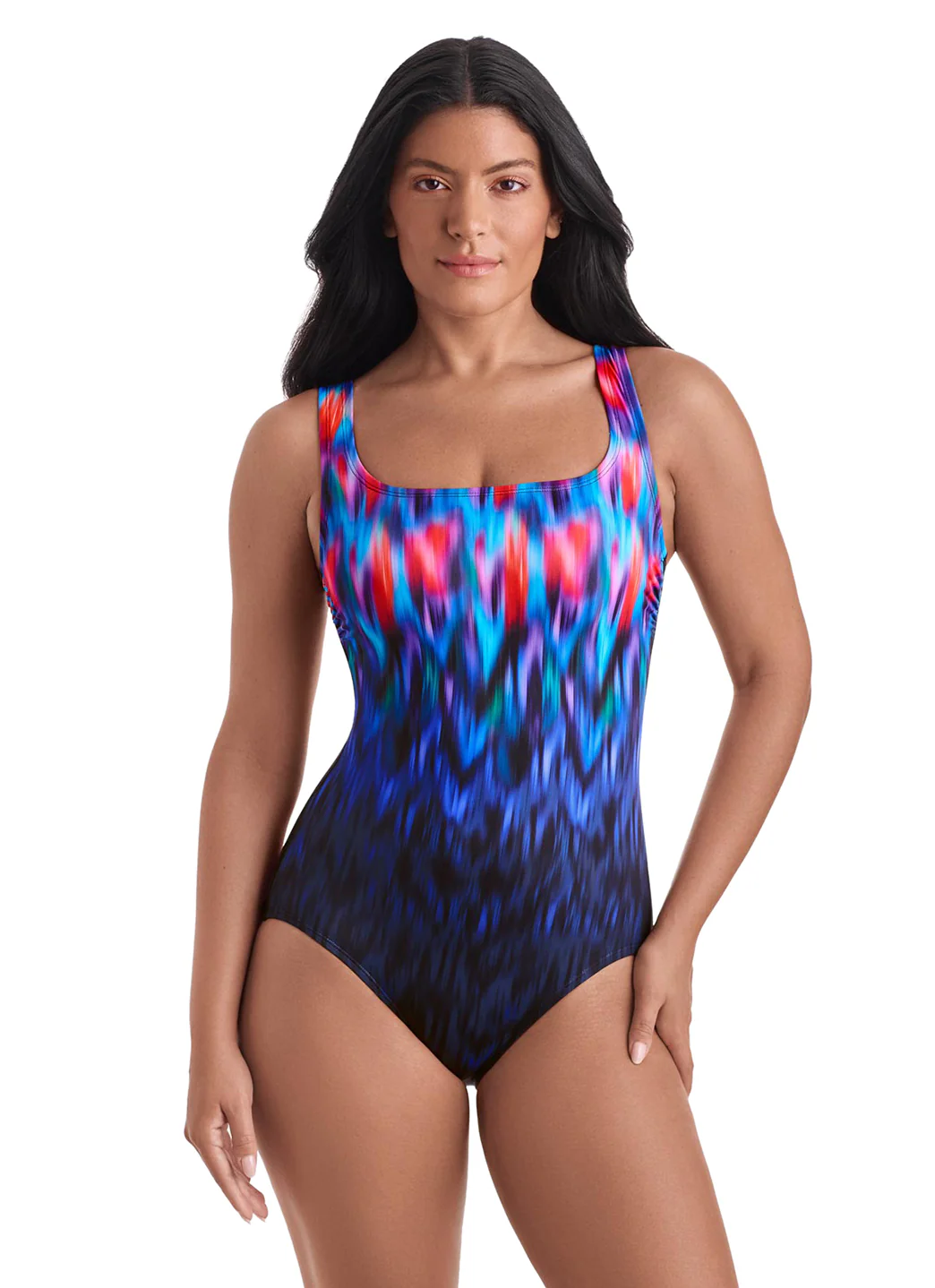 Shape Solver SPORT Shape Solver Sport Women's Phantasm Scoopneck Tank One Piece Swimsuit - Image 3