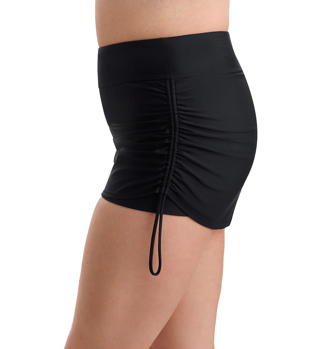 Shape Solver SPORT Women's Fashion Solids Shirred Skort - Image 8