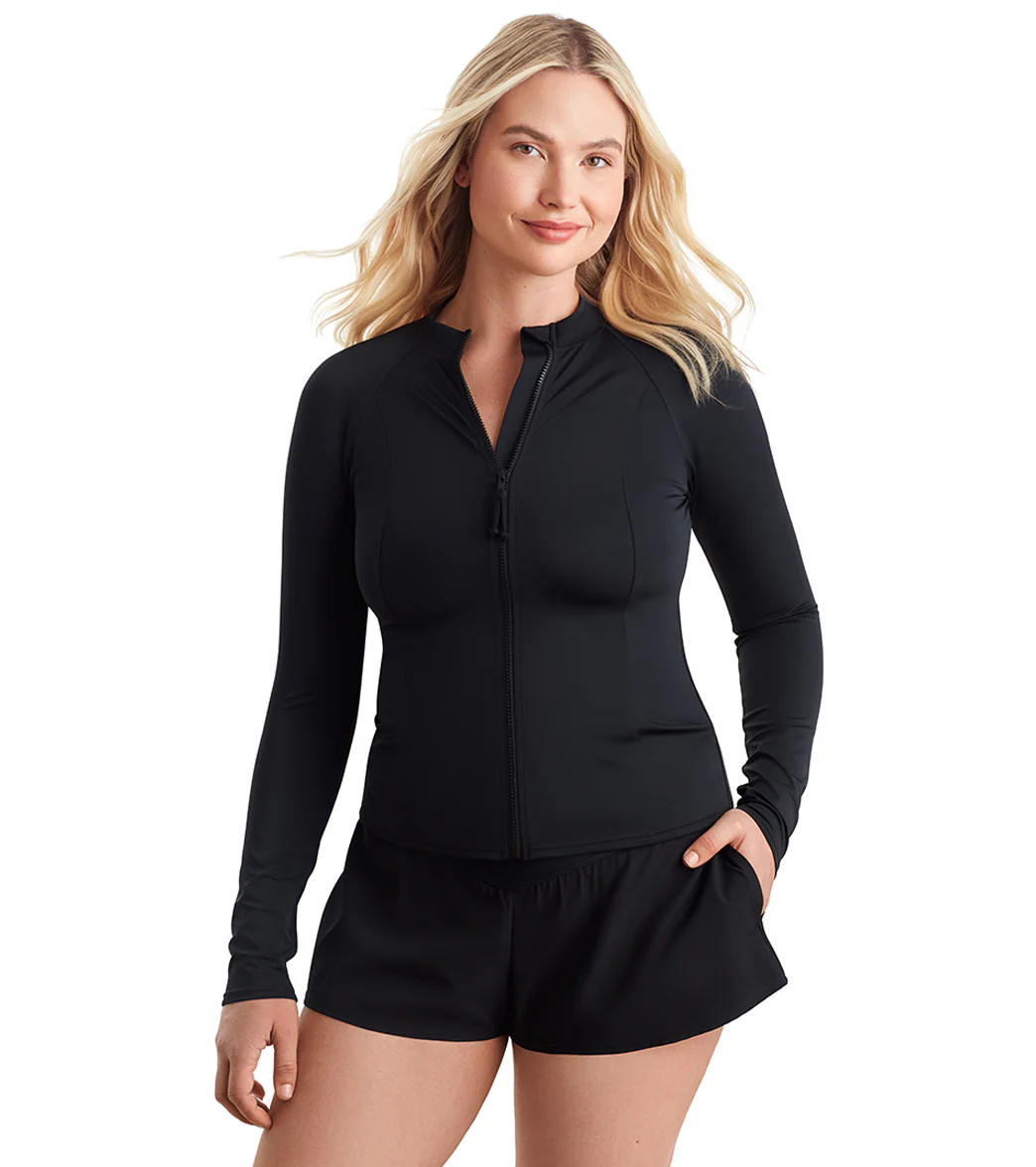 Shape Solver SPORT Women's Solids Sunshirt - Image 4