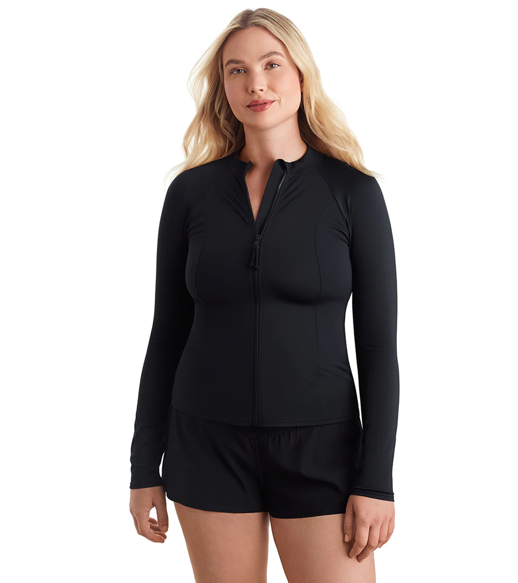 Shape Solver SPORT Women's Solids Sunshirt - Image 9