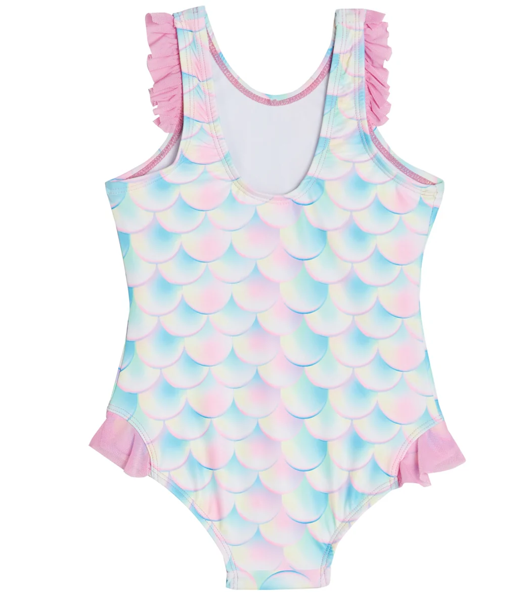 Shelloha Girls' Bubbly Mermaid One Piece Swimsuit (Baby, Toddler) - Image 2
