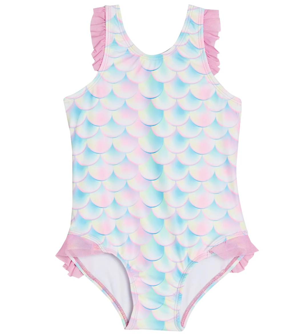 Shelloha Girls' Bubbly Mermaid One Piece Swimsuit (Baby, Toddler) - Image 4