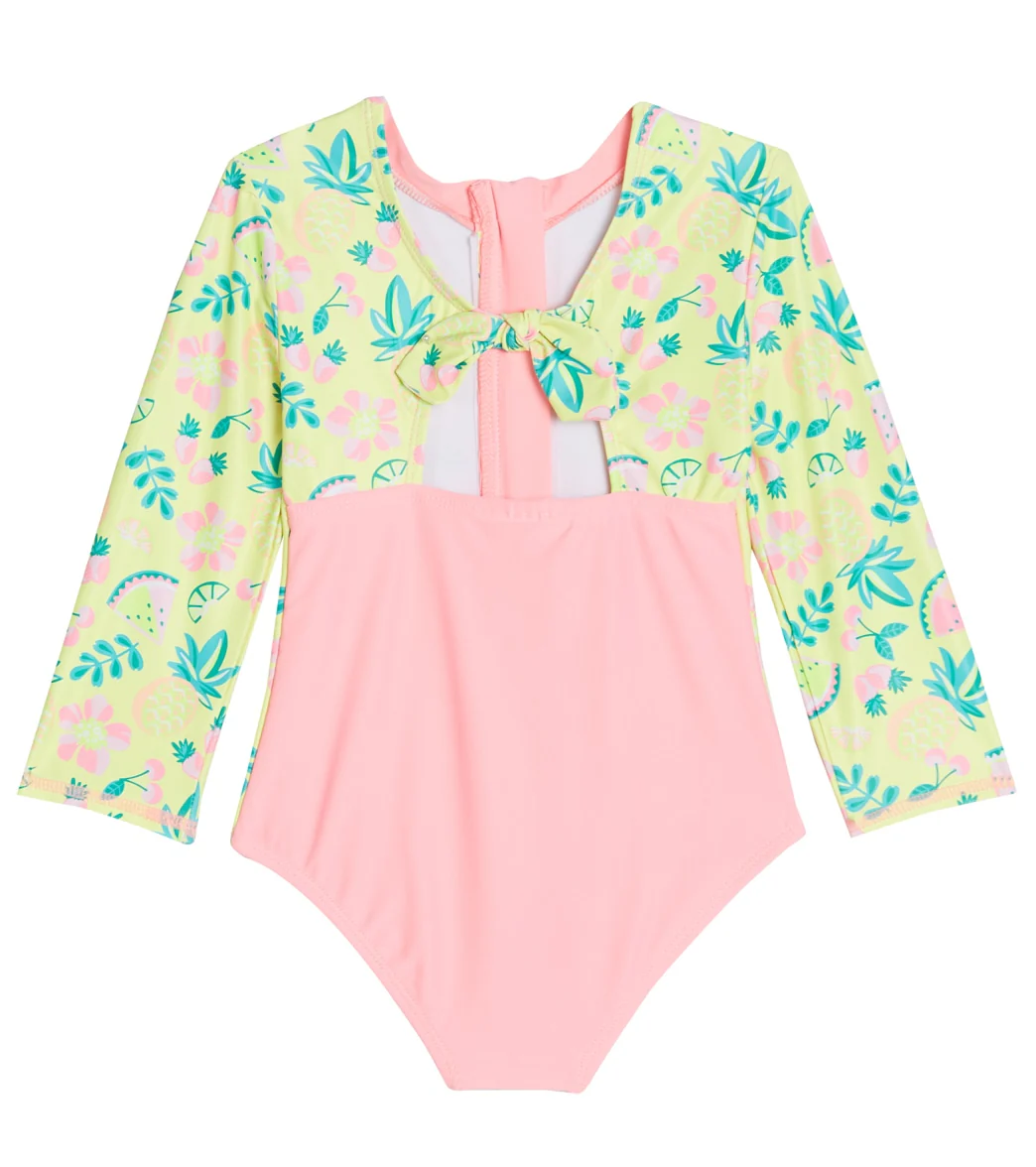 Shelloha Girls' Fruit Basket Long Sleeve One Piece Swimsuit (Baby, Toddler) - Image 2
