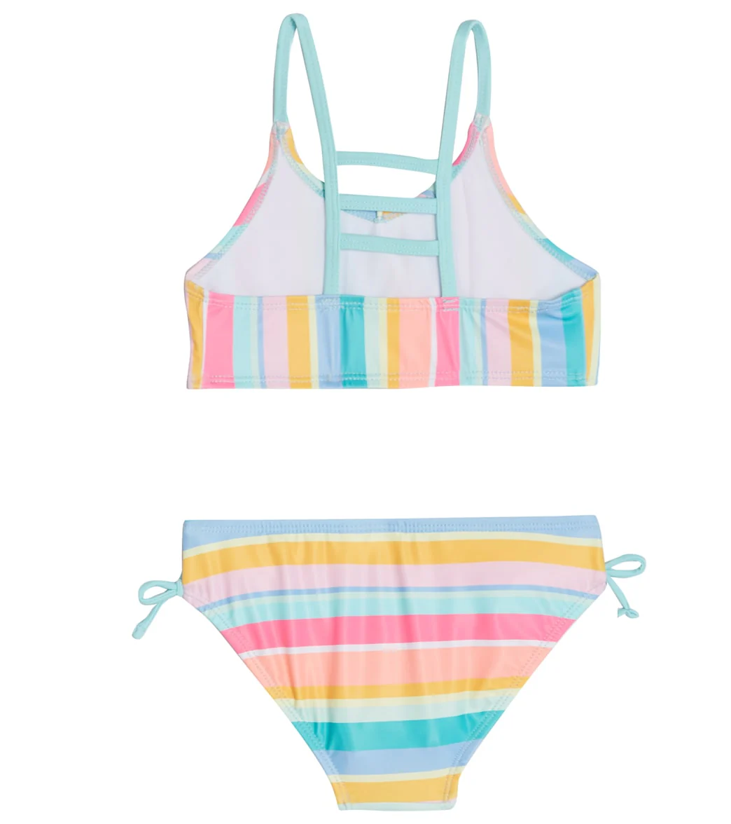 Shelloha Girls' Sparkled Seas 3 Piece Bikini Set (Little Kid, Big Kid) - Image 2