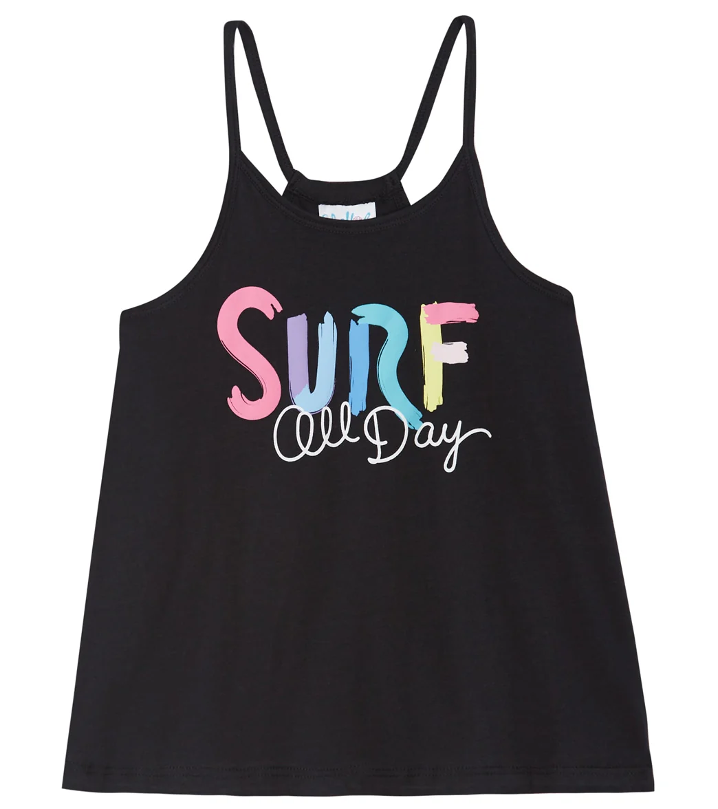 Shelloha Girls' Surf All Day 3 Piece Tankini Set (Little Kid, Big Kid) - Image 3
