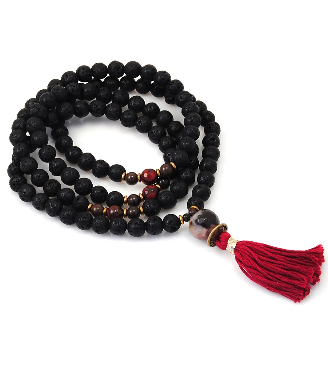Silver & Sage Grounded in Grace Mala Necklace