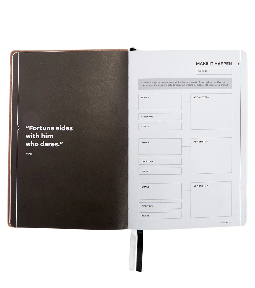 Sked Planner Medium Rose Gold Planner - Image 5