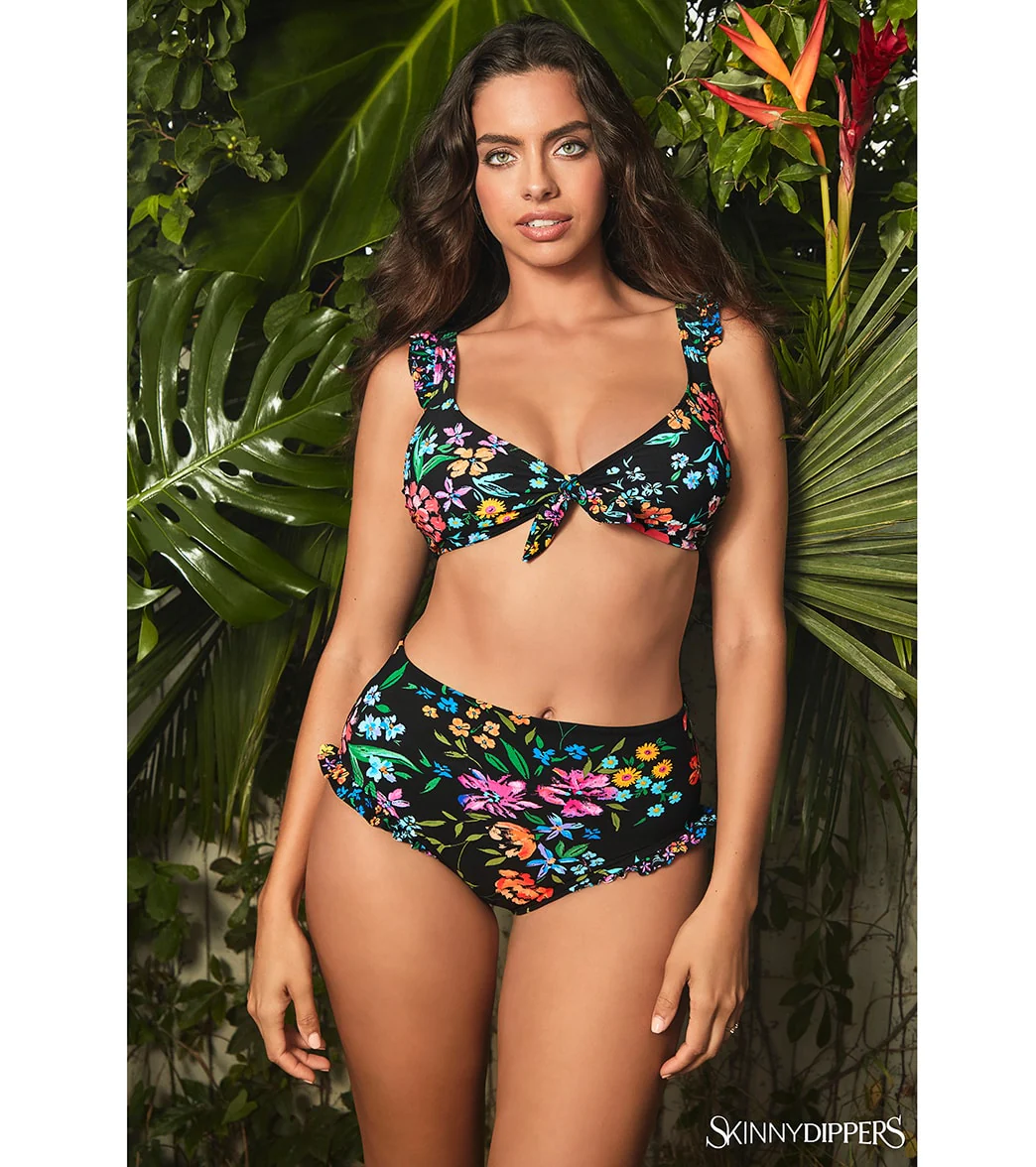 Skinny Dippers by Miraclesuit Women's Baby Kiss Daisy Mae Bikini Top - Image 4