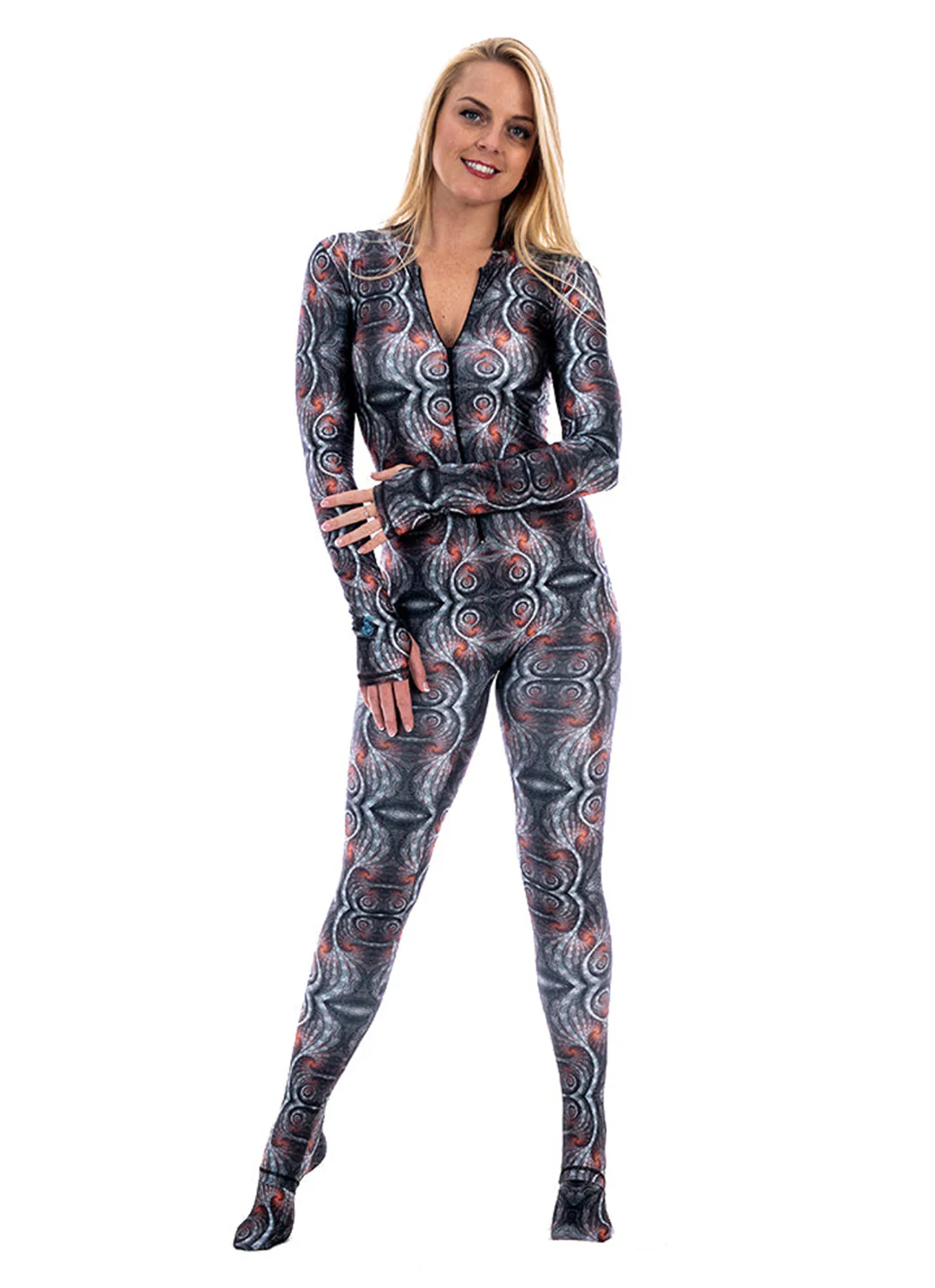 SlipIns Unisex Crimson Tide Zippered Unitard - Image 9