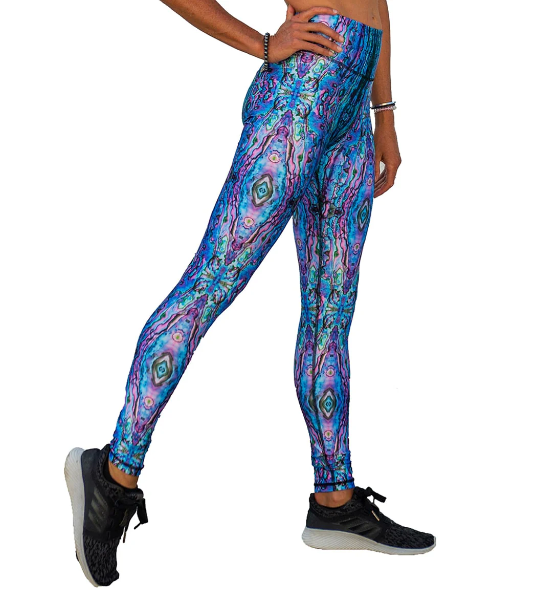 SlipIns Women's Pink Abalone Sea Swim Leggings - Image 3