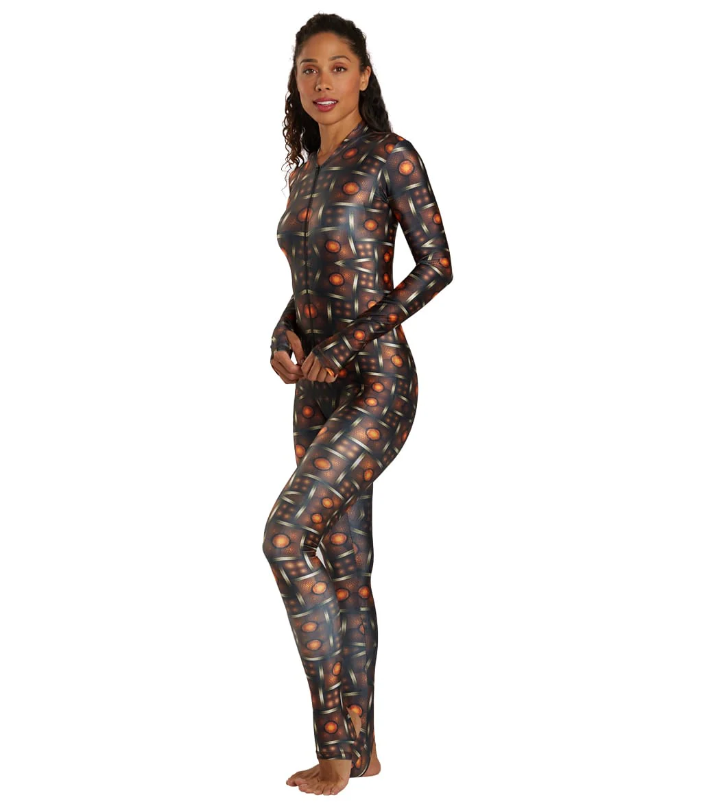 SlipIns Women's Power House Zippered Unitard - Image 4