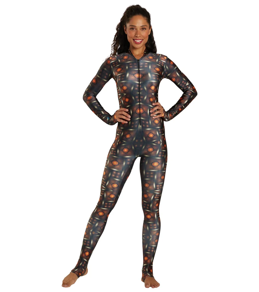 SlipIns Women's Power House Zippered Unitard - Image 7