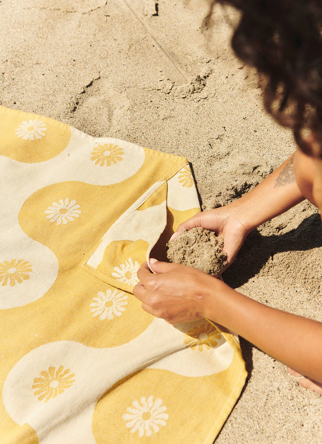 Slowtide Botanical Waves Oversized Throw Blanket - Image 6
