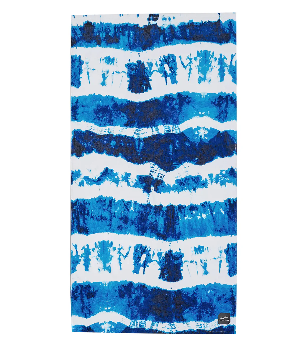 Slowtide Unisex Indigo Sun Beach Towel - Image 5