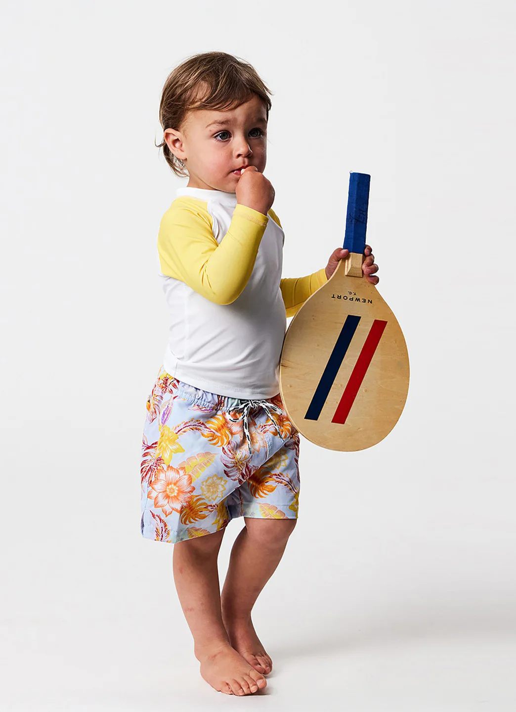 Snapper Rock Boys' Boho Tropical Sustainable Long Sleeve Rashguard Set (Baby) - Image 4