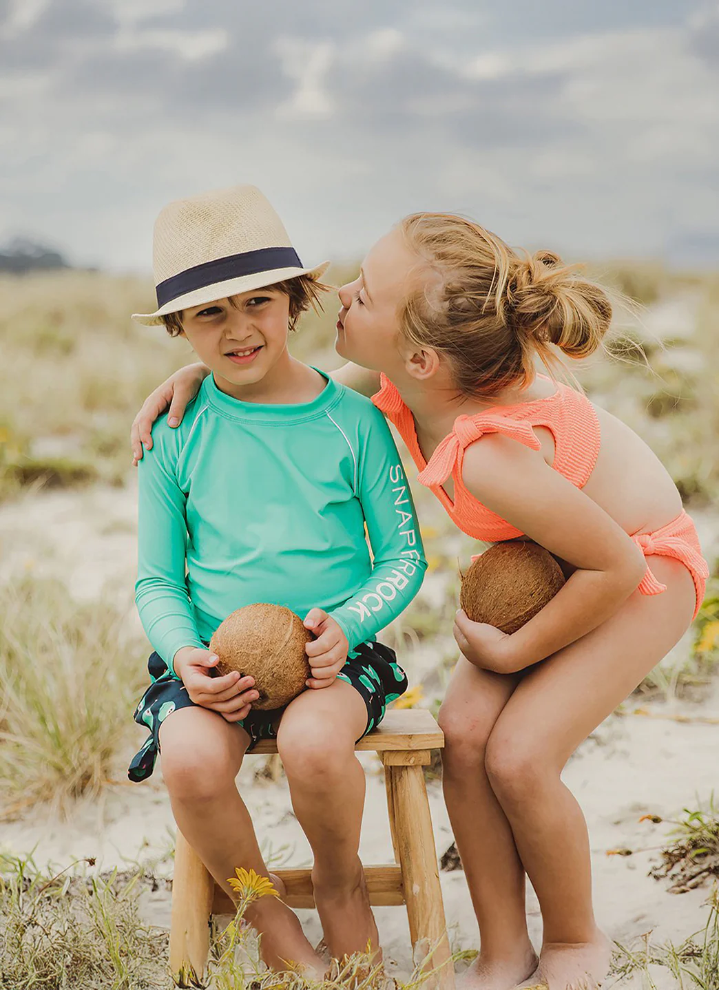 Snapper Rock Boys' Grassy Green Long Sleeve Rashguard (Toddler, Little Kid, Big Kid) - Image 4