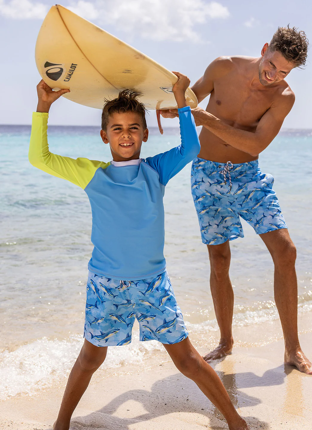Snapper Rock Boys' Jawsome Waves Swim Trunk (Little Kid, Big Kid) - Image 3