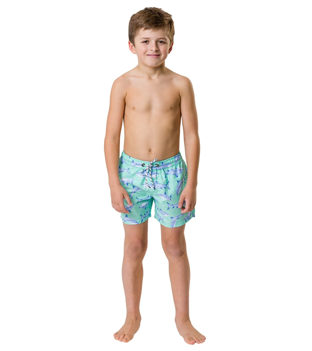 Snapper Rock Boys' Minty Shark Volley Board Short (Toddler, Little Kid, Big Kid) - Image 6