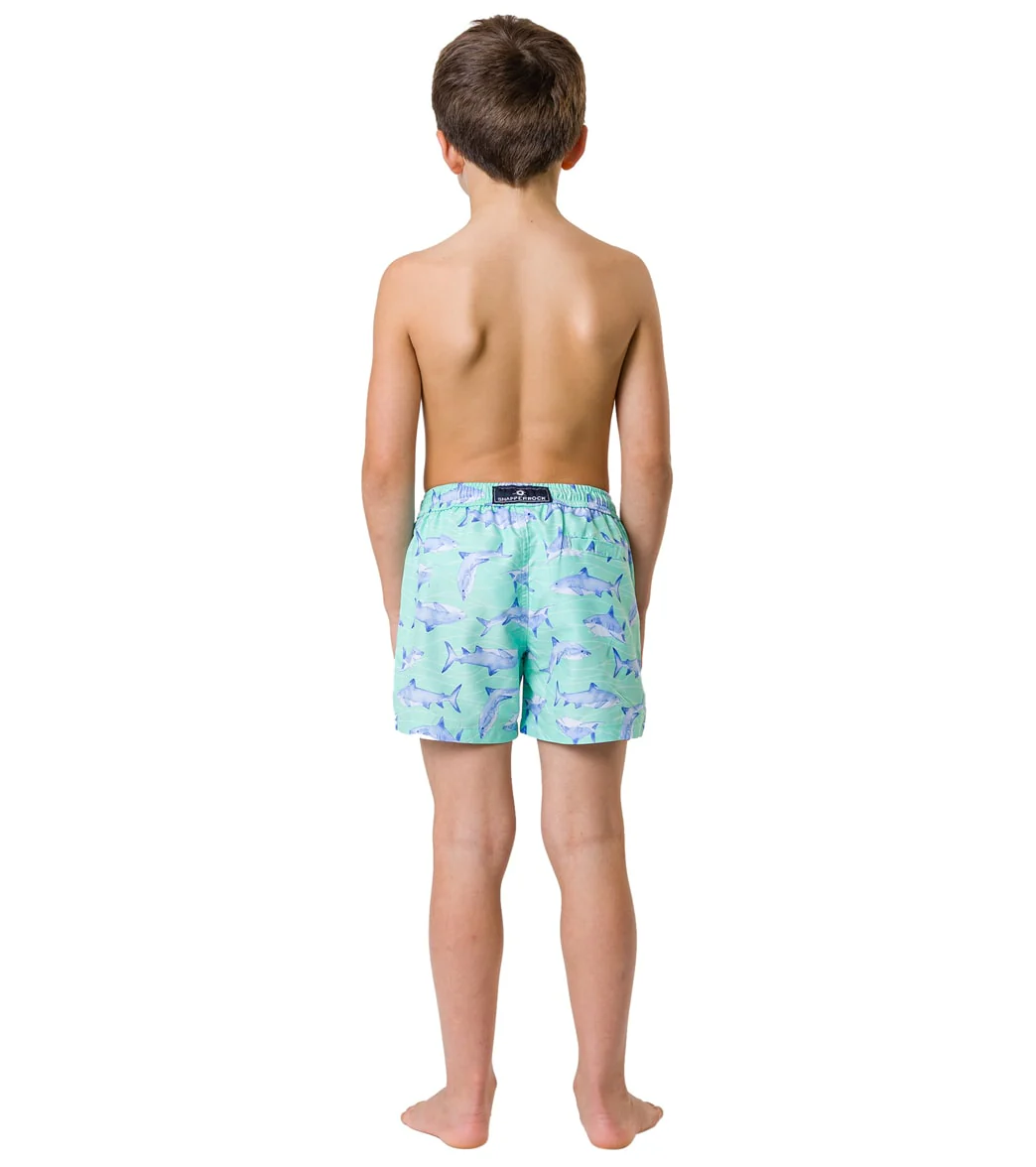 Snapper Rock Boys' Minty Shark Volley Board Short (Toddler, Little Kid, Big Kid) - Image 7