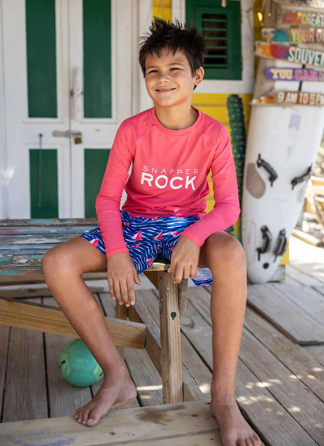 Snapper Rock Boys' Sailboat Rock Swim Trunk (Toddler, Little Kid, Big Kid) - Image 2