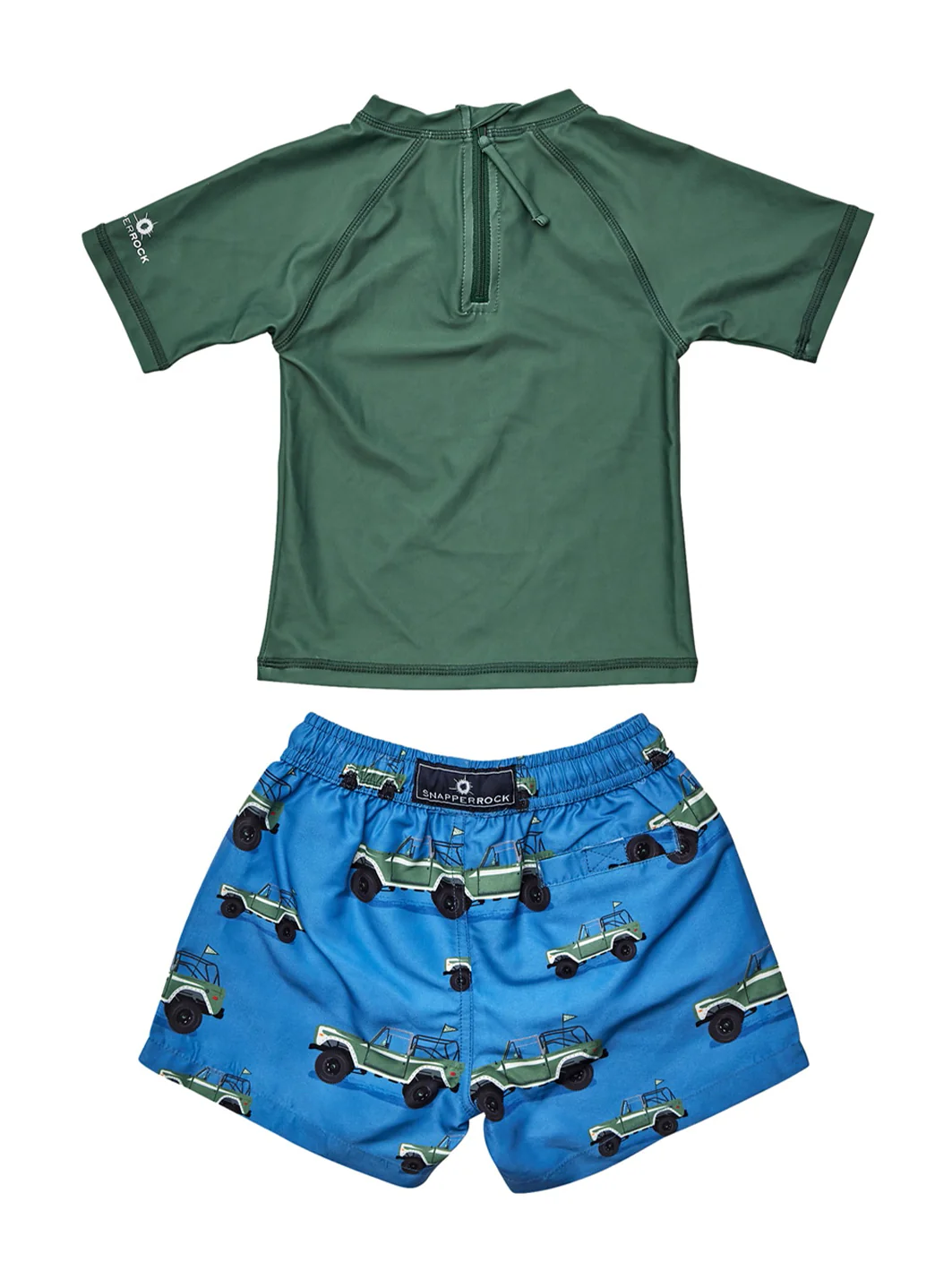 Snapper Rock Boys' Surf Safari Short Sleeve Rash Guard Set (Baby) - Image 2