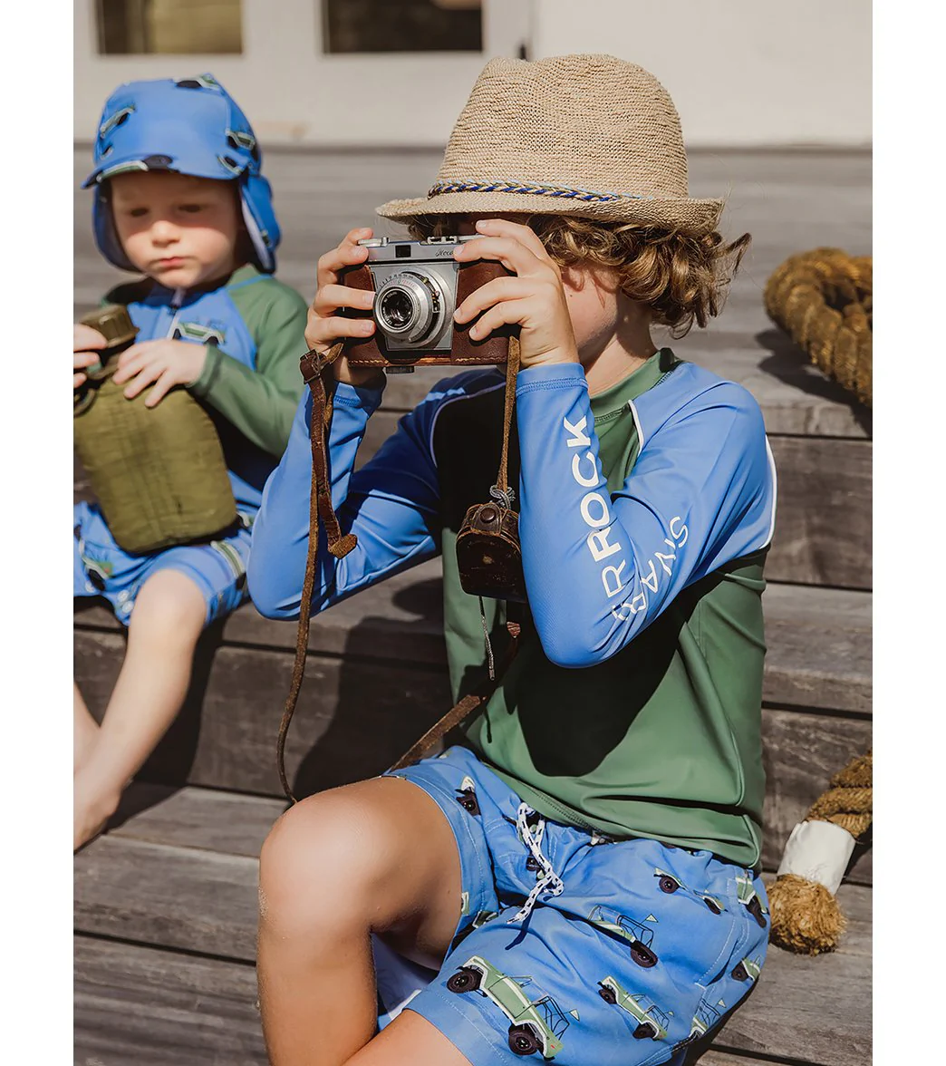 Snapper Rock Boys' Surf Safari Swim Trunks (Toddler, Little Kid, Big Kid) - Image 3