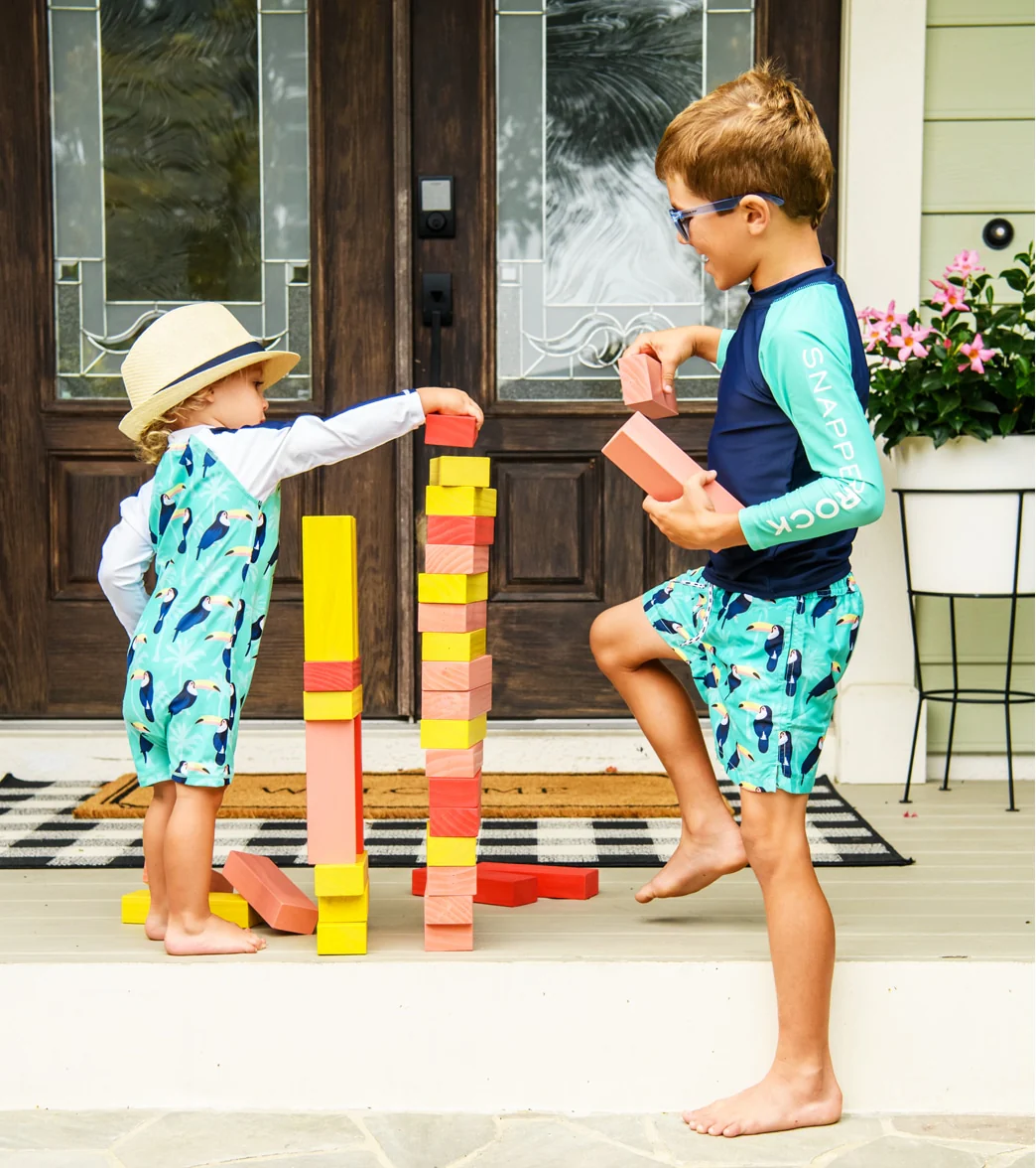 Snapper Rock Boys' Toucan Talk Volley Swim Trunk (Toddler, Little Kid, Big Kid) - Image 3