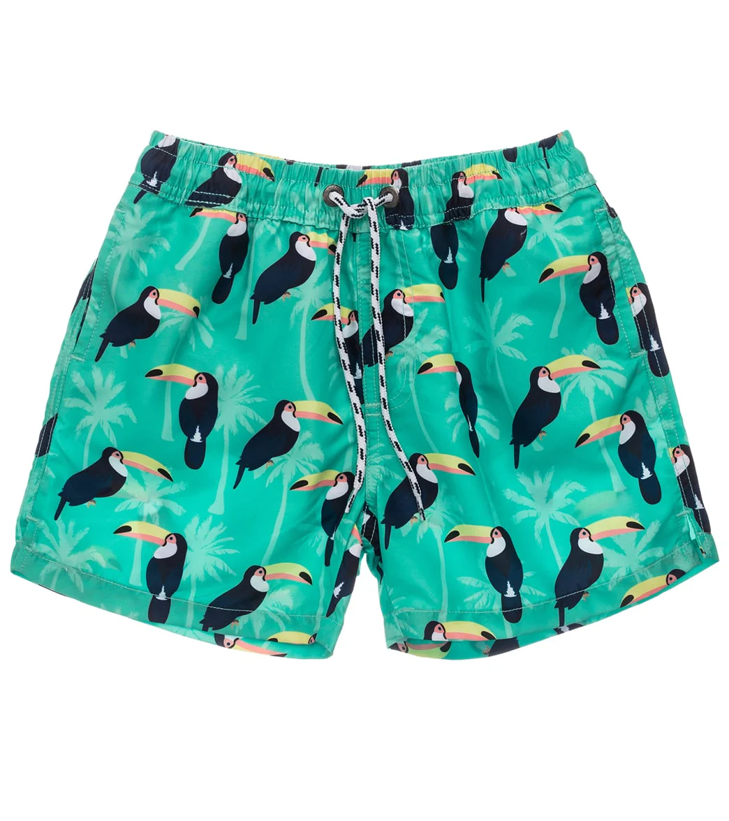 Snapper Rock Boys' Toucan Talk Volley Swim Trunk (Toddler, Little Kid, Big Kid) - Image 7