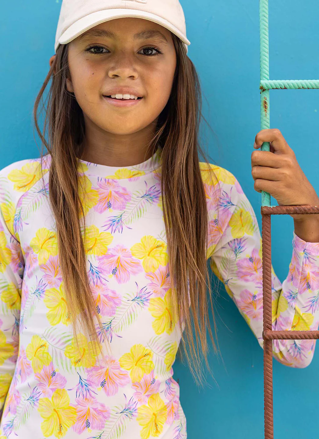 Snapper Rock Girls' Aloha Vacay Sustainable Long Sleeve One Piece Surf Suit (Big Kid) - Image 6