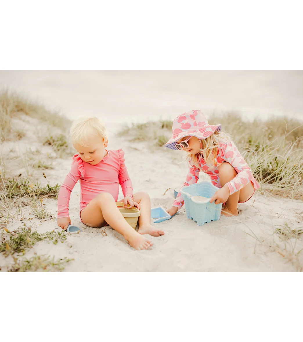 Snapper Rock Girls' Apple Love LS Ruffle Set (Baby, Toddler, Little Kid) - Image 5