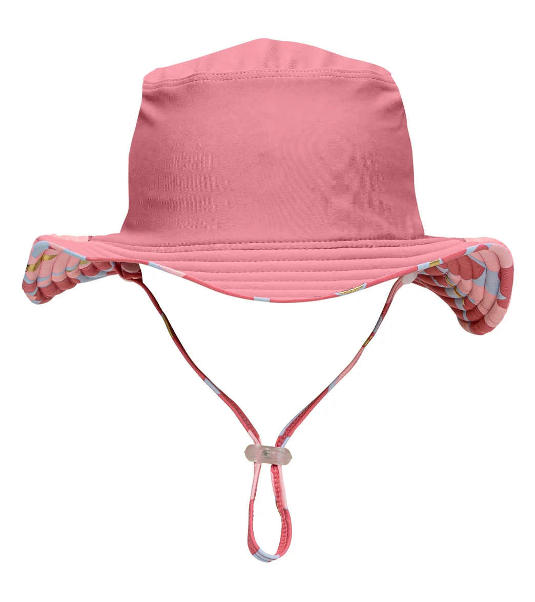 Snapper Rock Girls' Apple Love Reversible Bucket Hat - Image 2