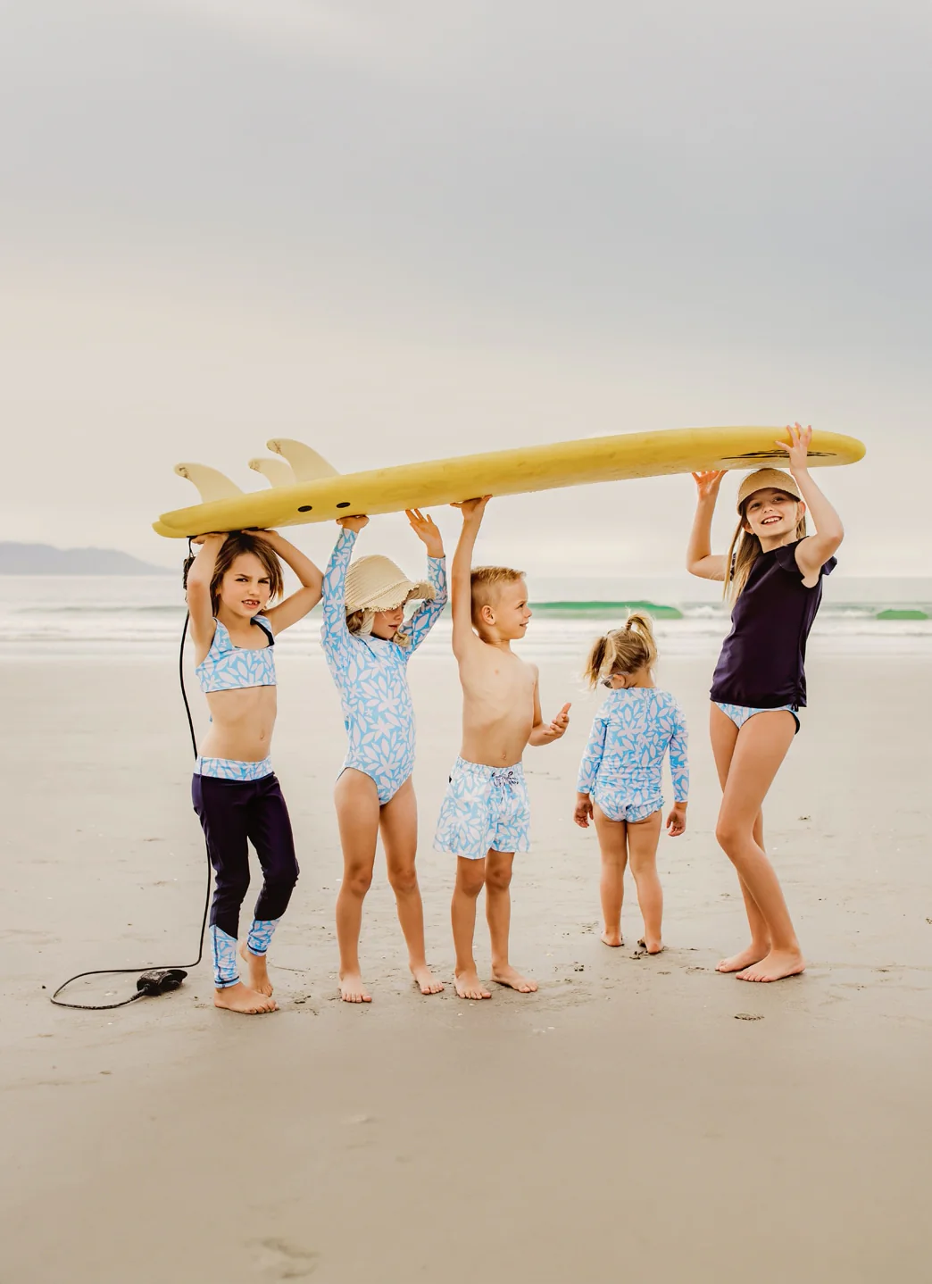 Snapper Rock Girls' Aqua Bloom Sustainable LS Surf Suit (Baby, Toddler, Little Kid, Big Kid) - Image 4