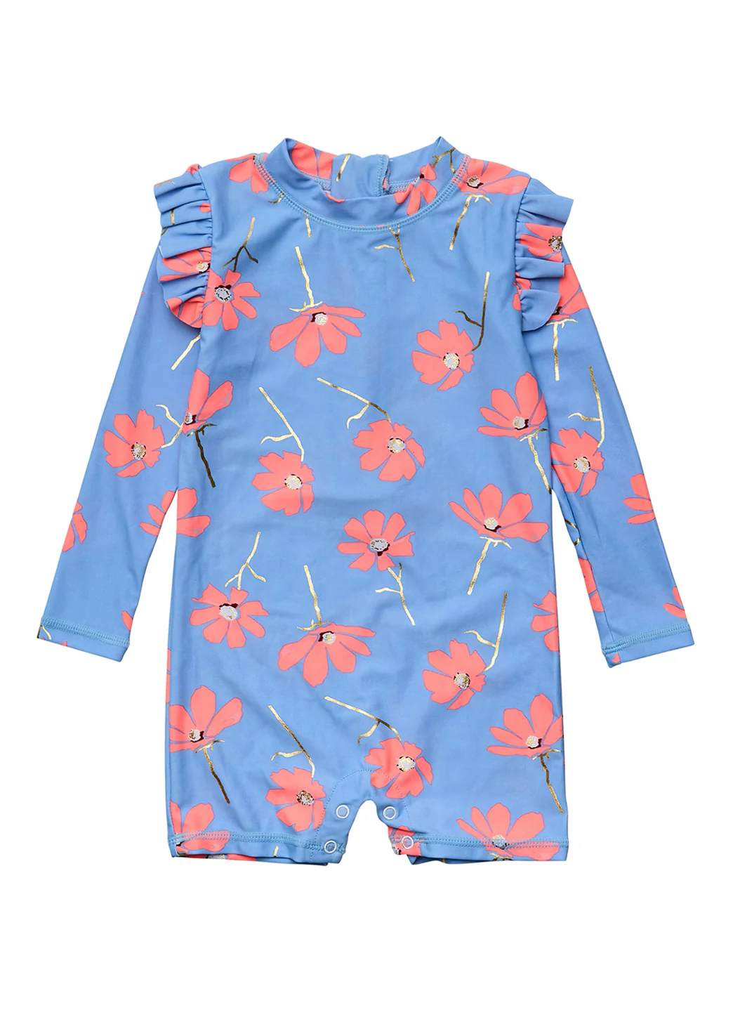 Snapper Rock Girls' Beach Bloom Long Sleeve One Piece Swimsuit (Baby) - Image 5