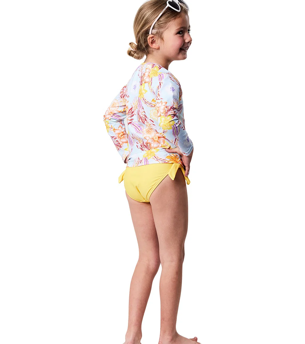Snapper Rock Girls' Boho Tropical Sustainable Long Sleeve Rashguard (Big Kid) - Image 5