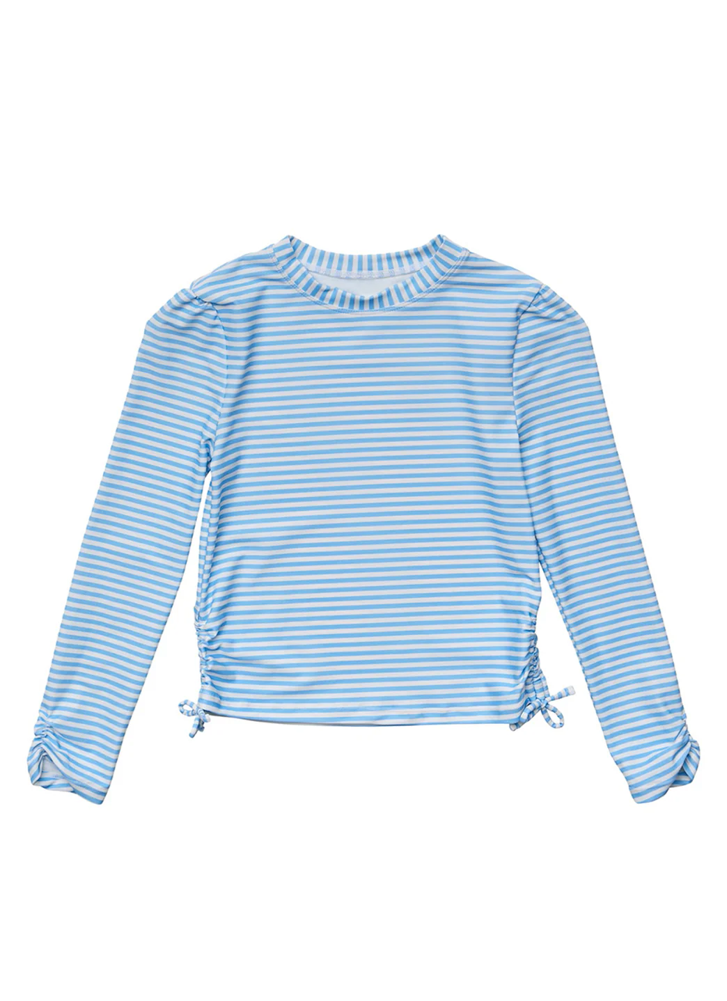 Snapper Rock Girls' Cornflower Stripe Long Sleeve Rashguard (Toddler, Little Kid, Big Kid) - Image 2