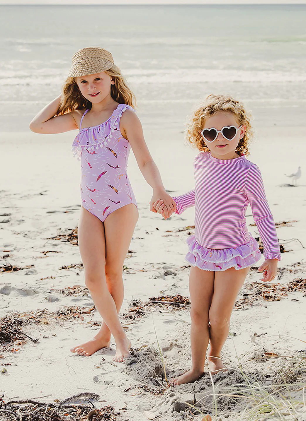 Snapper Rock Girls' Diving Diva One Shoulder Frill One Piece Swimsuit (Toddler, Little Kid, Big Kid) - Image 6