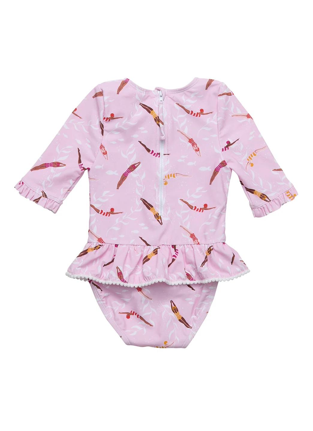 Snapper Rock Girls' Diving Diva Skirted One Piece Swimsuit (Baby, Toddler) - Image 2