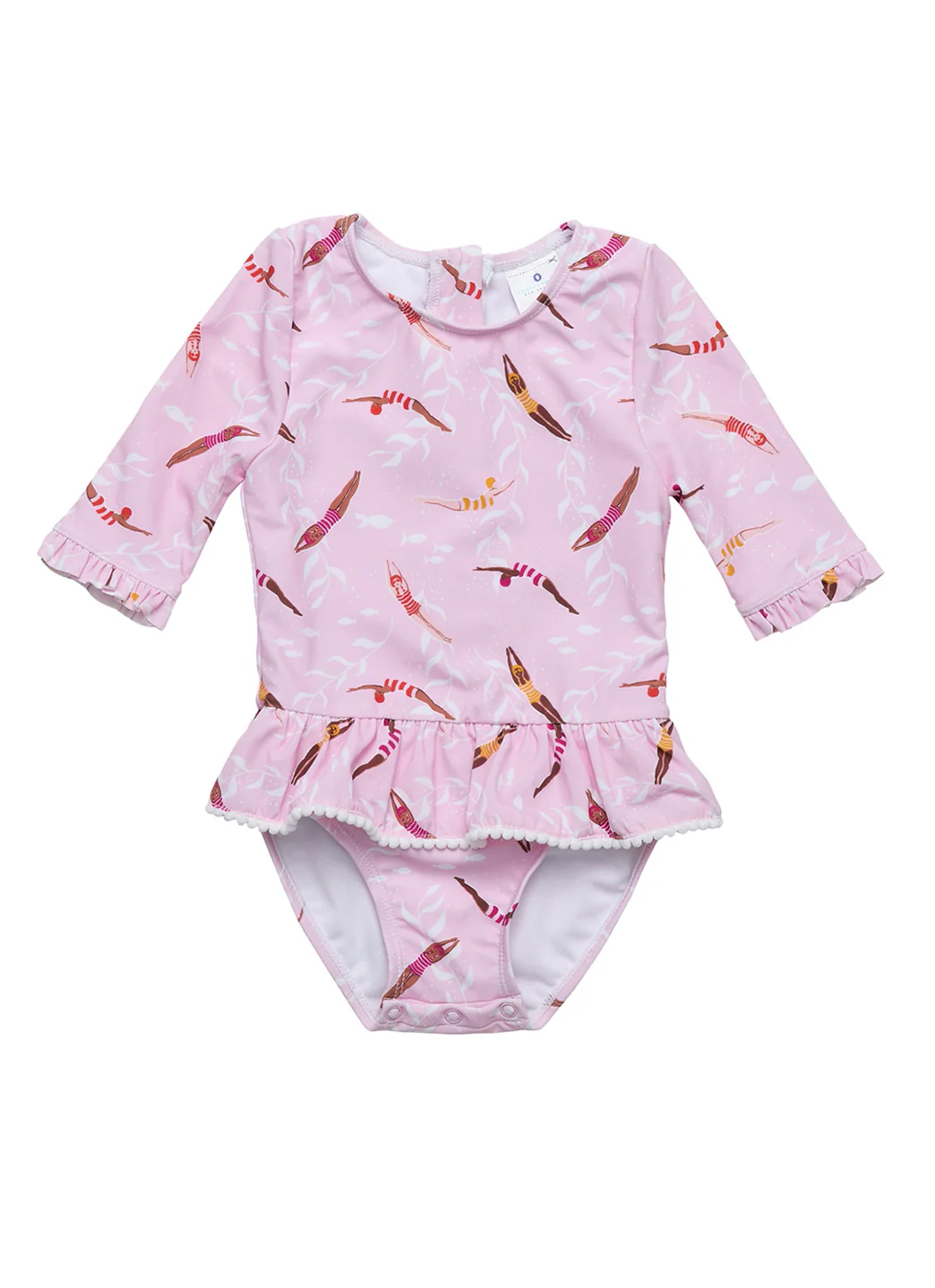 Snapper Rock Girls' Diving Diva Skirted One Piece Swimsuit (Baby, Toddler) - Image 9